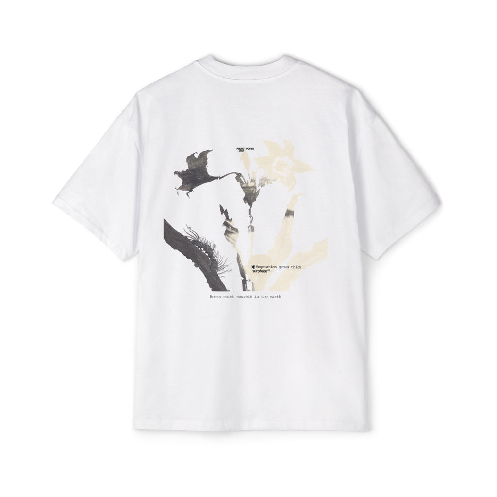 Vegetation grow thick | Abstract Floral Collage T-Shirt | Surphase Graphic Tee