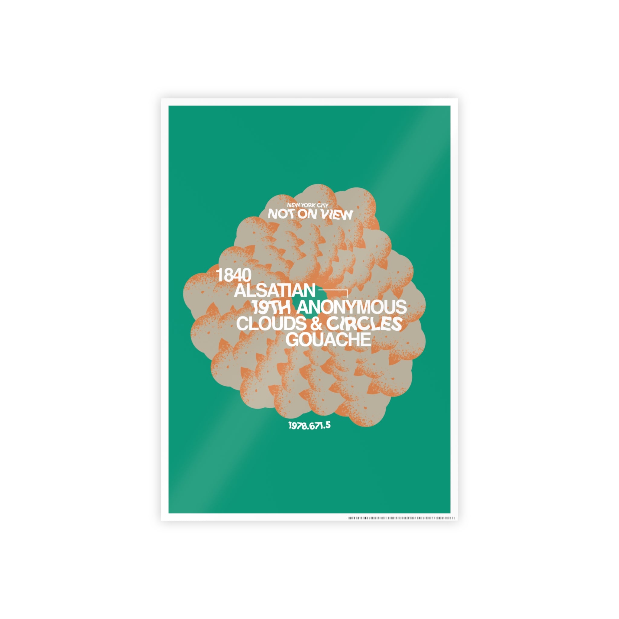 Abstract Cloud Gloss Poster | Surphase Print 001